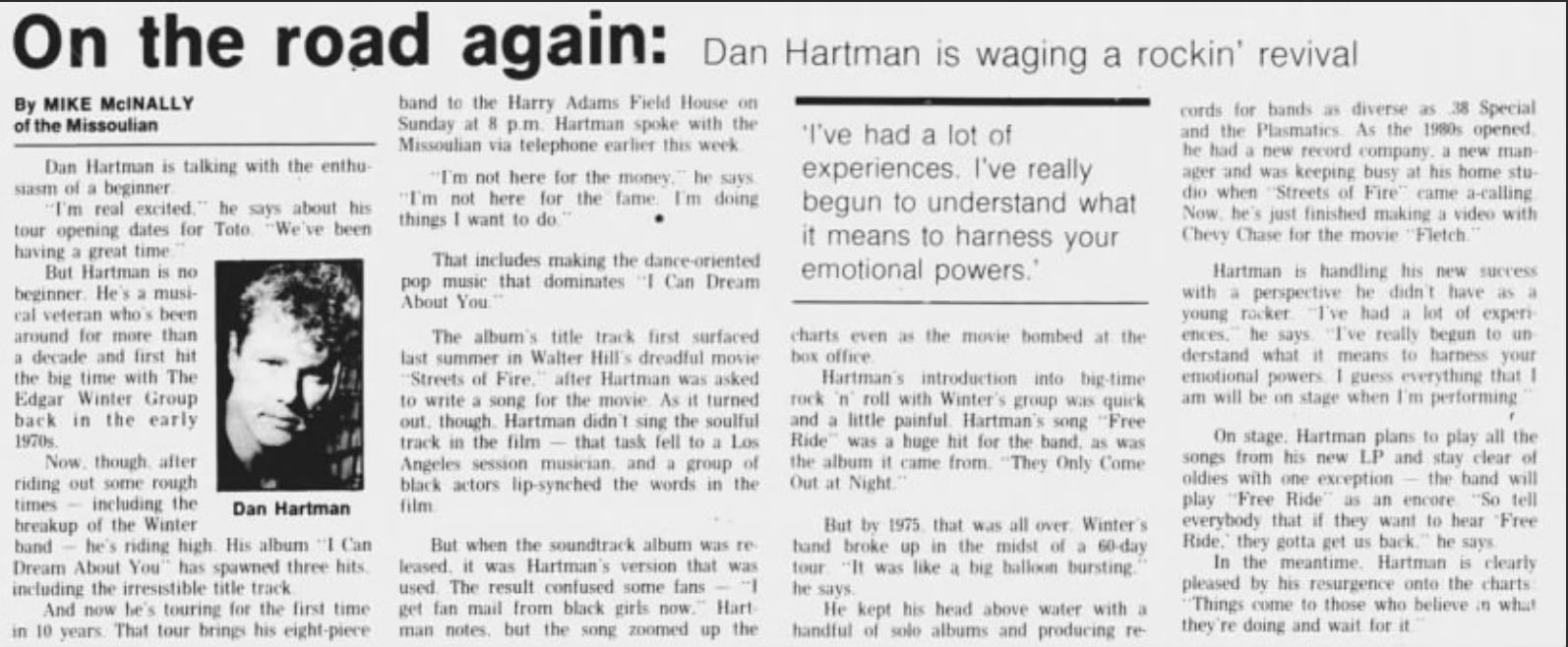 Missoulian May 1985
